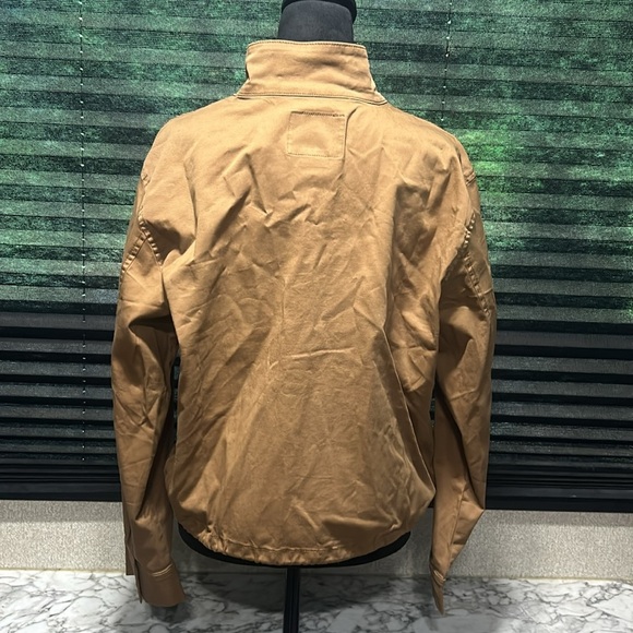 Sanctuary Women’s Brown Drawstring Waist Armstrong Crop Utility Jacket XL NWT - Picture 4 of 9